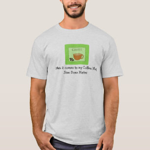 Lustige Kaffeetasse Größe ist wichtig T-Shirt