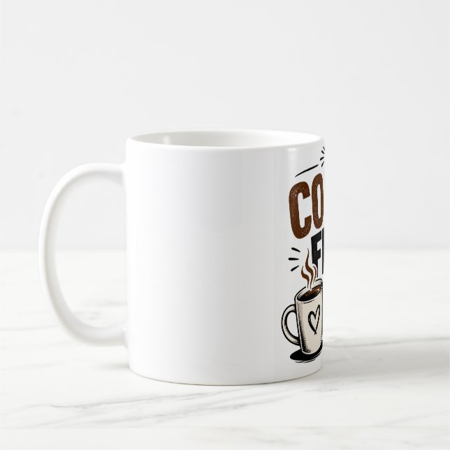 Lustige Kaffeetasse – Kaffee zuerst, Leute später  (Links)
