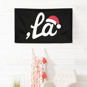 Lustige Kamala Harris 2024 Komma La Weihnachten Banner