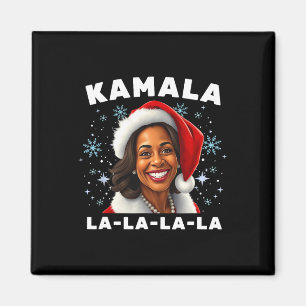 Lustige Kamala Harris 2024 Weihnachten Komma La Mä Magnet