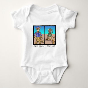 Lustige Kängurus & Koalas Lustige Cartoon Geschenk Baby Strampler