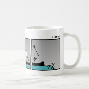 Lustige Kanu Stickman Tasse - 037
