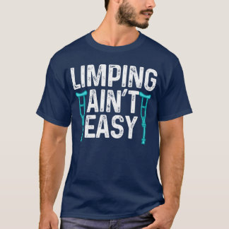 Lustige kaputte Bein Designs für Männer Frauen Fuß T-Shirt