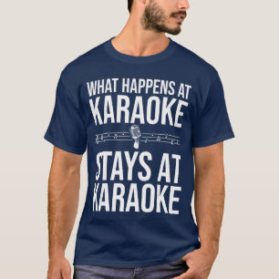 Lustige Karaoke-Designs für Männer Frauen Sänger M T-Shirt