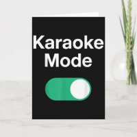 Lustige Karaoke-Kunst für Männer Frauen Musik Säng