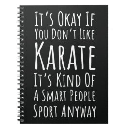 Lustige Karate-Geschenke Kampfsport Humor Sarkasti Notizblock