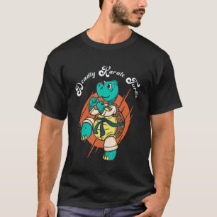 Lustige Karate-Schildkröte Tödlicher Tortoise-Kamp T-Shirt