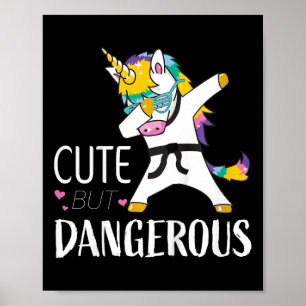 Lustige Karate-Shirts für Mädchen Cute Taekwondo Poster