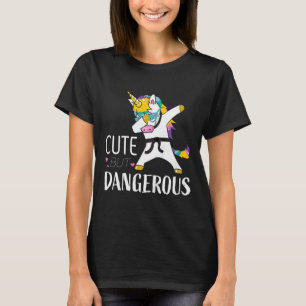Lustige Karate-Shirts für Mädchen Cute Taekwondo T-Shirt