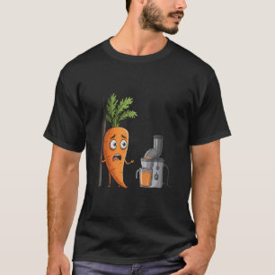 Lustige Karotte Gemüse Humor Kunstwerk Design T-Shirt
