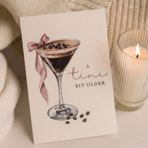 Lustige Karte Ein Tini Bisschen Älter Espresso Mar