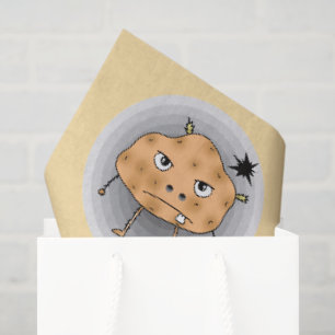 Lustige Kartoffel Alles Gute zum Geburtstag Gesich Seidenpapier