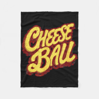 Lustige Käsball-Aussage-Grafik-Kostüm Fleecedecke
