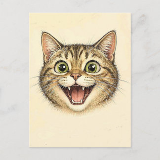 Lustige Katze Alles Gute zum Geburtstag & Gratulat Postkarte