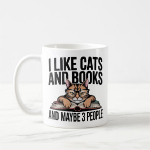 Lustige Katze antisoziale Kitty Introvertierte Buc Kaffeetasse