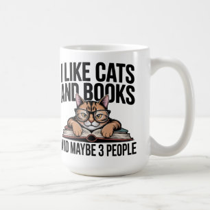 Lustige Katze antisoziale Kitty Introvertierte Buc Kaffeetasse
