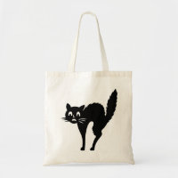 lustige Katze-Bild erschreckte Katze mit gewölbtem