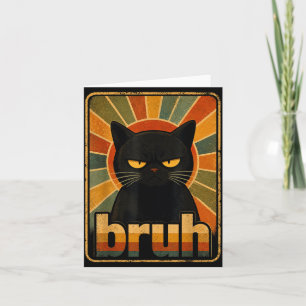 Lustige Katze Bro Cat Meme-Shirts für N Jungen Mäd Karte