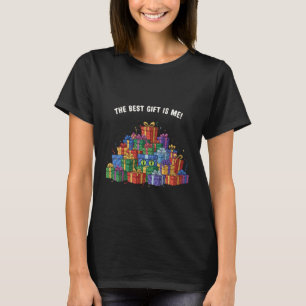 Lustige Katze "Das beste Geschenk bin ich" Geburts T-Shirt