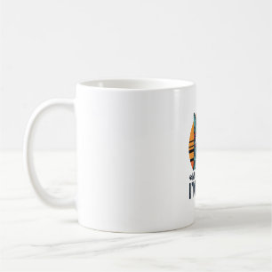 Lustige Katze denkt, ich bin cool vintage Kaffeetasse