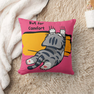 Lustige Katze, Dicke Katze, Lustiges Drehbuch, Mod Kissen