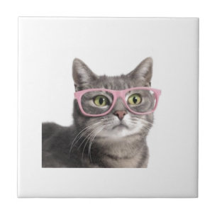 Lustige Katze Fliese