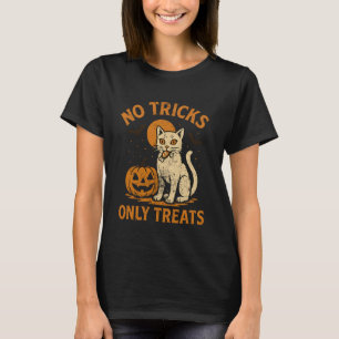 Lustige Katze Halloween Albern Keine Tricks Nur Le T-Shirt