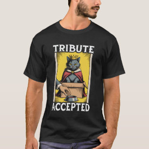 Lustige Katze in Box Tribut Akzeptiert Katzenliebh T-Shirt