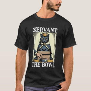 Lustige Katze in der Box Diener Der Schüsselfreund T-Shirt