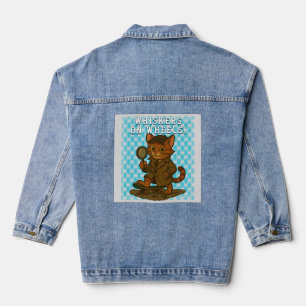 lustige Katze Jeansjacke