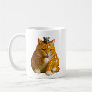 Lustige Katze   Kaffeetasse