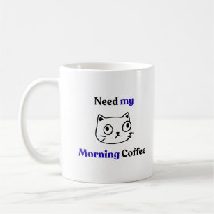 Lustige Katze  Kaffeetasse