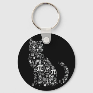 Lustige Katze Mathe Liebhaber Geek Design  Schlüsselanhänger