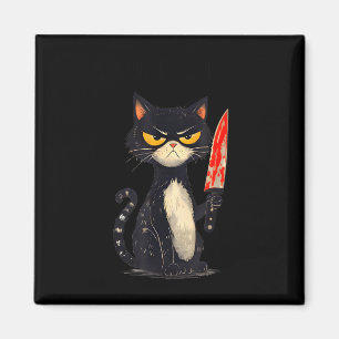 Lustige Katze Meme Ich benötige Snacks Design Männ Magnet
