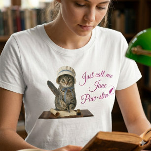 Lustige Katze Meme Regency-Haube T-Shirt