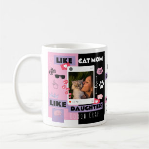 Lustige Katze MUTTER KATZE VATER KATZE GESCHENK-TA Kaffeetasse
