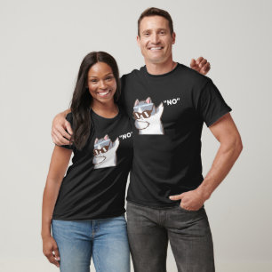 lustige Katze sagt nein T-Shirt