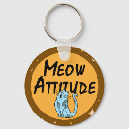 lustige Katze Schlüsselanhänger