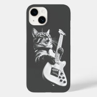 Lustige Katze spielt Gitarre - Lustige Gitarrenkat