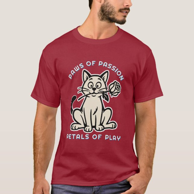 lustige Katze T-Shirt (Vorderseite)