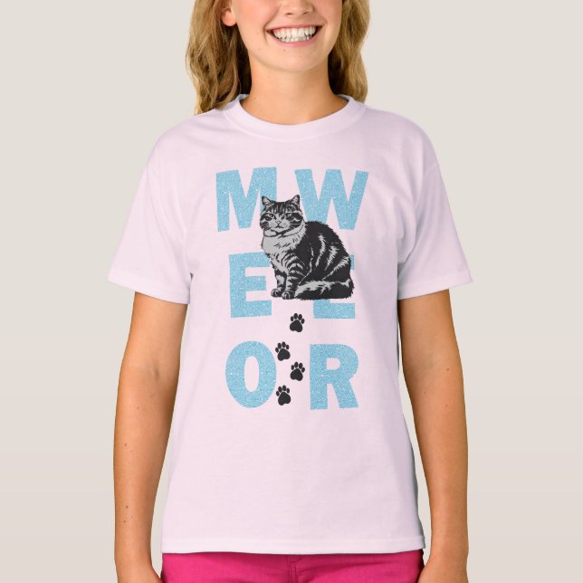lustige Katze T-Shirt (Vorderseite)