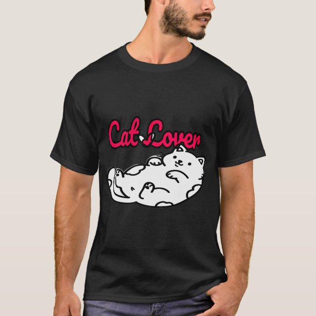 Lustige Katze T-Shirt (Vorderseite)