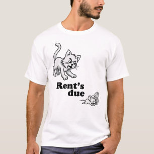 Lustige Katze T-Shirt – Cartoon-Hauswirt Ch