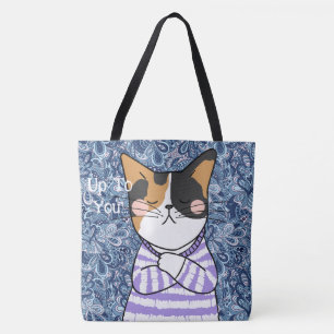 Lustige Katze-Tasche