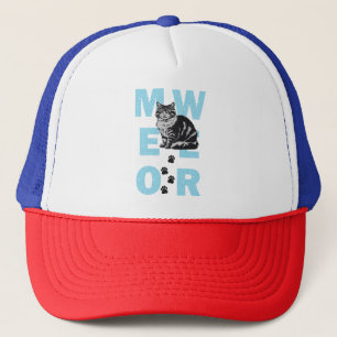lustige Katze Truckerkappe