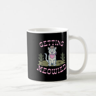 Lustige Katzen-Junggesellinnenabschied bekommt Meo Kaffeetasse