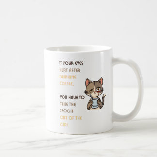 Lustige Katzen-Kaffeetasse Kaffeetasse
