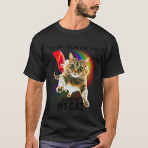 Lustige Katzen-Meme für Männer Frauen Fliegende Ka T-Shirt