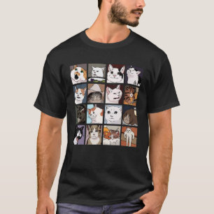 Lustige Katzen-Meme-Mürrische überraschte Katzenli T-Shirt