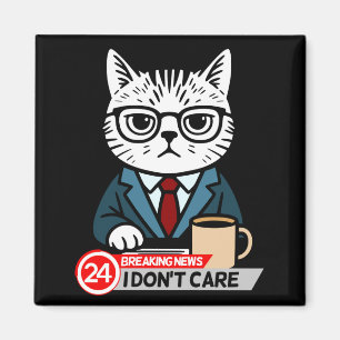 Lustige Katzen-Meme Sarkastischer Humor Ist mir eg Magnet